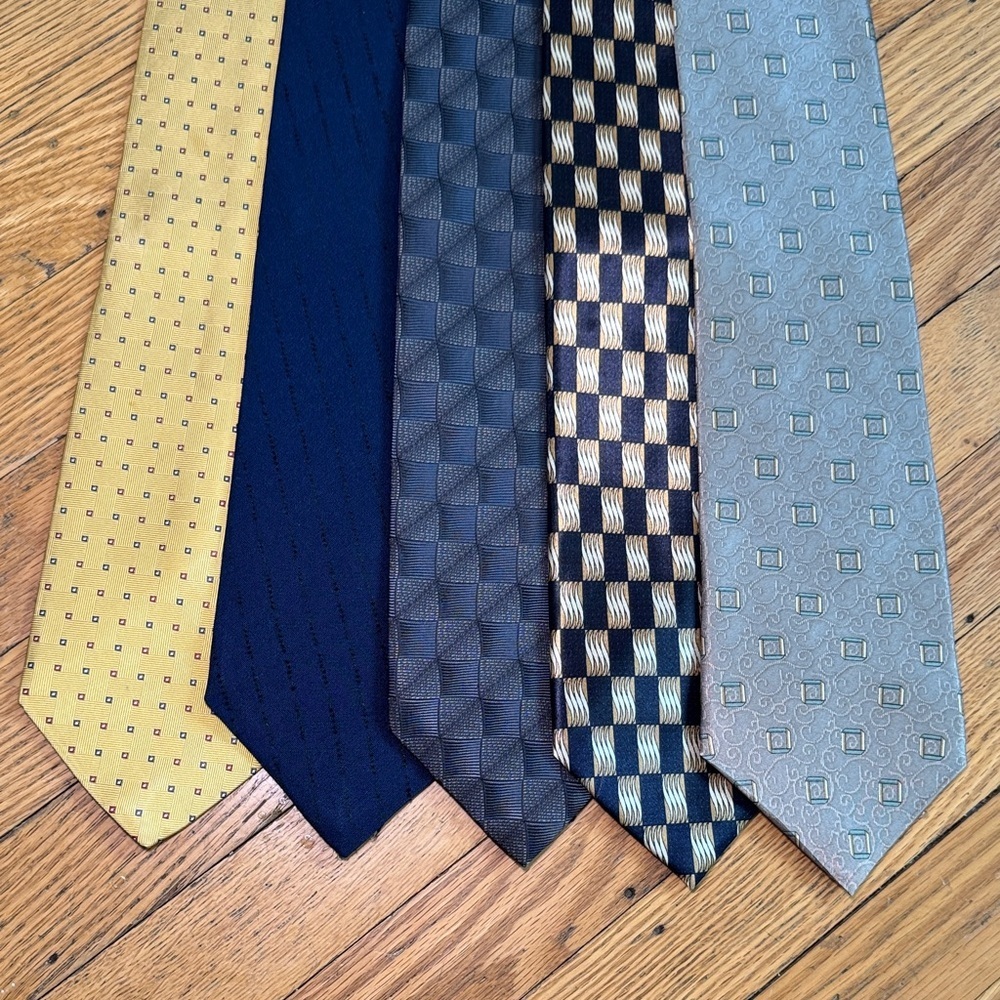 Brooks Brothers and more Men's Tie Collection - Yellow, Navy, Gray